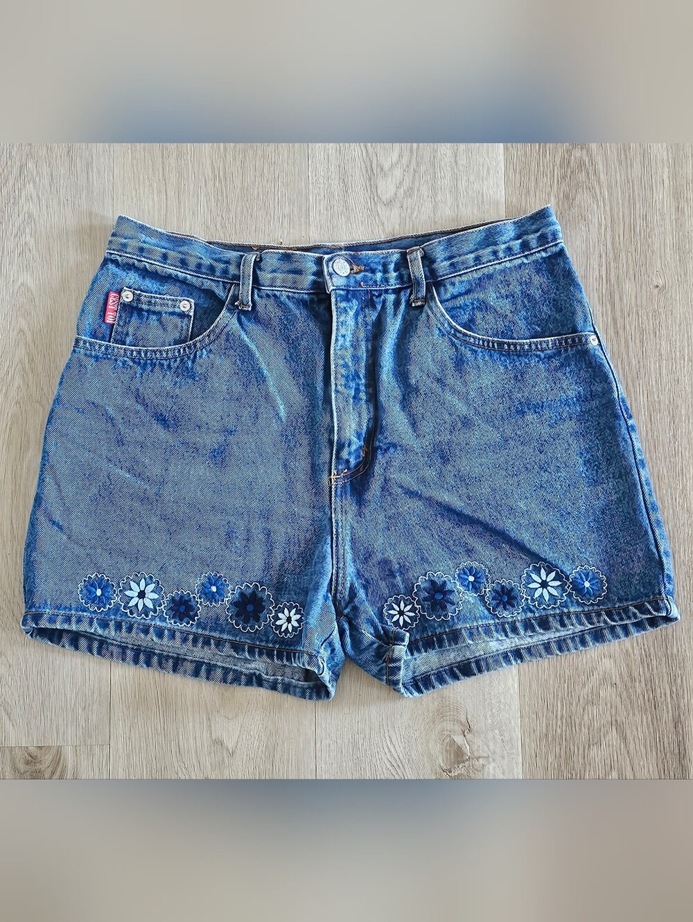 Vintage C’est Toi High Waisted Floral Denim Shorts Women’s XL